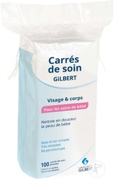 GILBERT CARRES DE SOIN VISAGE/CORPS 100 pièces