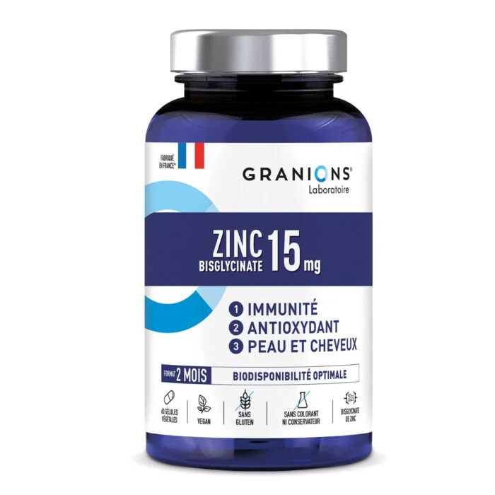 [EAFIT0069] Granions Zinc 15 mg 60 gélules