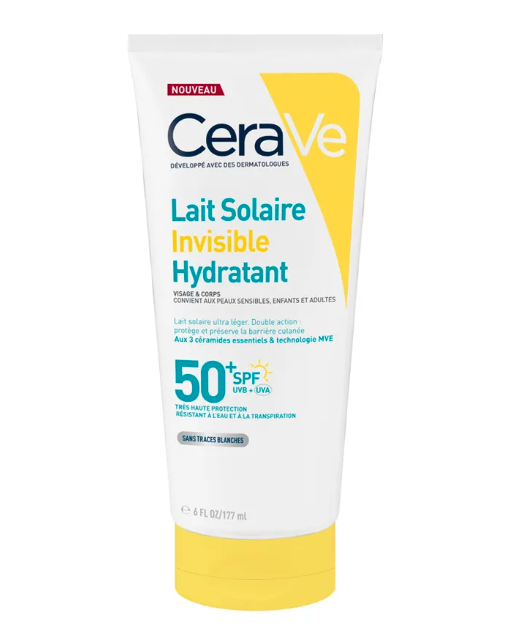 [CER033] CERAVE Lait Solaire Hydratant Invisible SPF50+ 177 ml