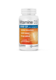 [3CH097] VITAMINE D3 2000 UI- 30 COMPRIMÉS